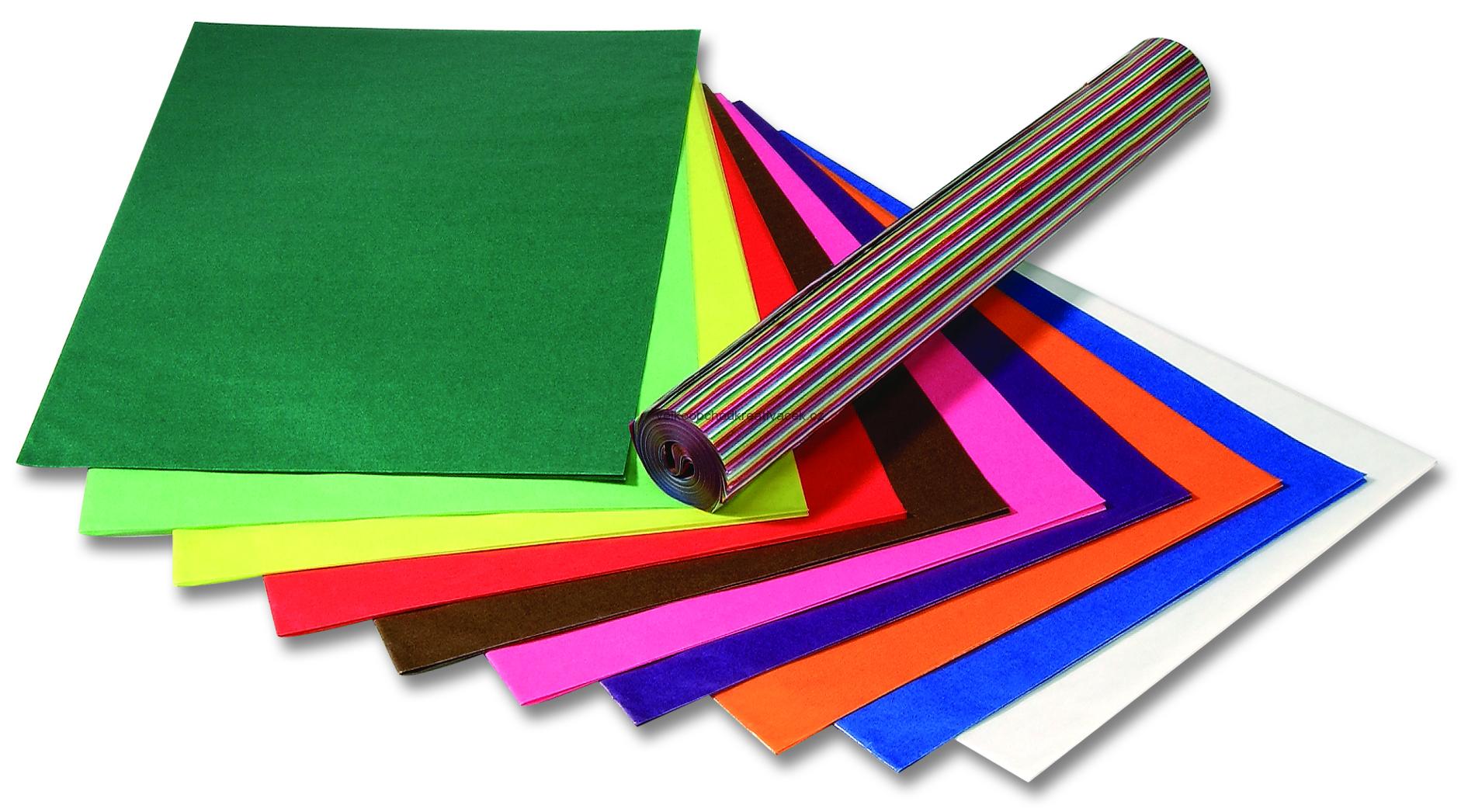 Transparent papír - 42 g/m2 - 25 listů v 10ti barvách