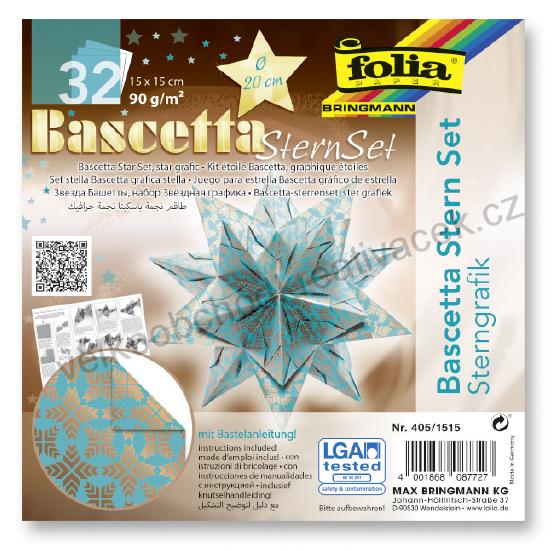 Bascetta - hvězda - "Grafika hvězdy" - 90 g/m2 