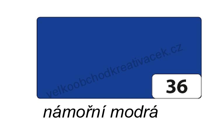 Barevná karton - 220g/m2 - 1 list - NÁMOŘNÍ MODRÁ