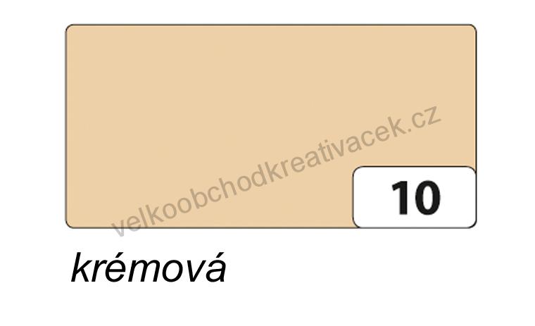 Barevná karton - 220g/m2 - 1 list - KRÉMOVÁ
