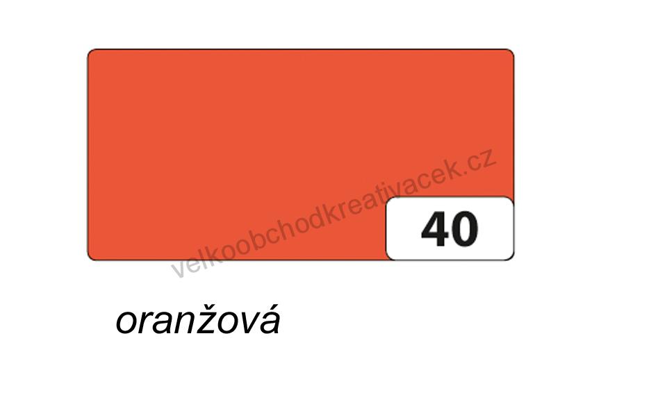 Barevný karton - 220 g/m2 - DIN A4 - 1 list - ORANŽOVÁ