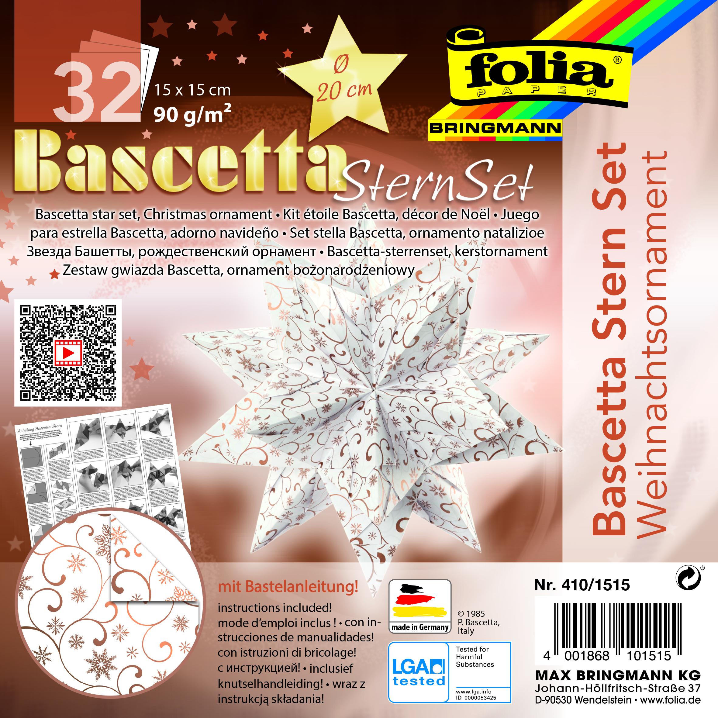 Bascetta - hvězda - "Květiny" - 90 g/m2 -