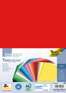Barevný papír - 130g/m2 -  A4 -  100 archů v 10 barvách