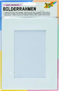 Rámeček z papíru - extra silný karton, bílá barva
