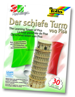 3D model šikmá věž - Pisa 30 dílků
