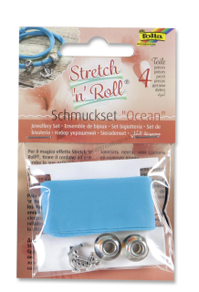 Stretch'n'roll - barevná páska (stuha) - sada - " Oceán"