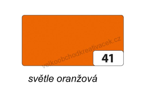 Barevný papír A4 130g - 1 arch - světle oranžová