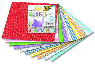 Origami papíry - "Basic intensiv" - 80 g/m2 - 10 x 10 cm