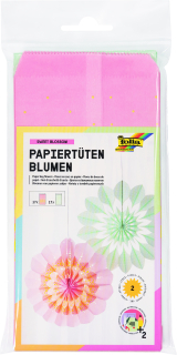 Kreativní sada - květiny z papírových tašek - SWEET BLOSSOM