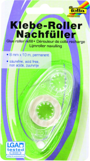 Roller - permanentní lepidlo - 8 mm x 10 m - náhradní náplň